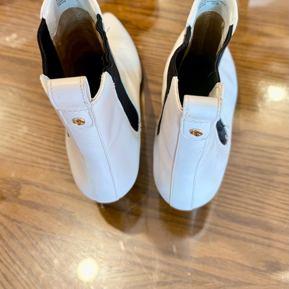 Michael Kors White and Black Ankle Boots - Picture 2 of 4